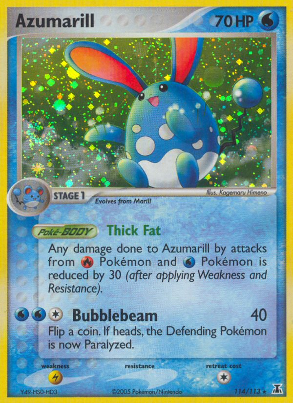 Azumarill (114/113) [EX: Delta Species] | The Time Vault CA