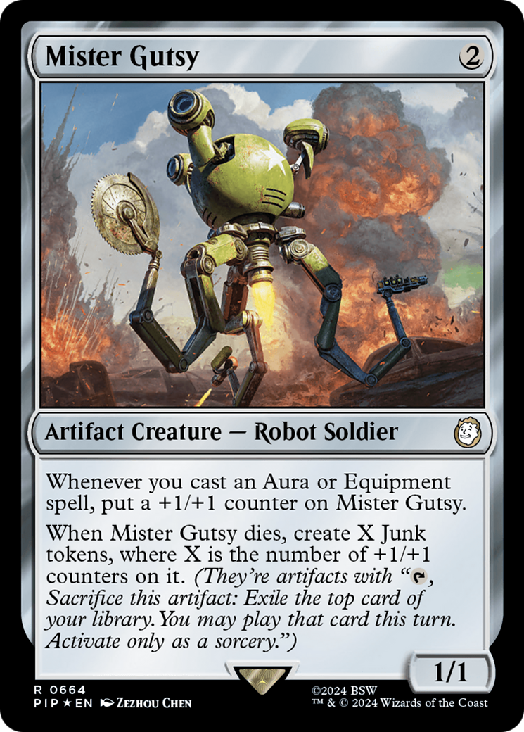 Mister Gutsy (Surge Foil) [Fallout] | The Time Vault CA