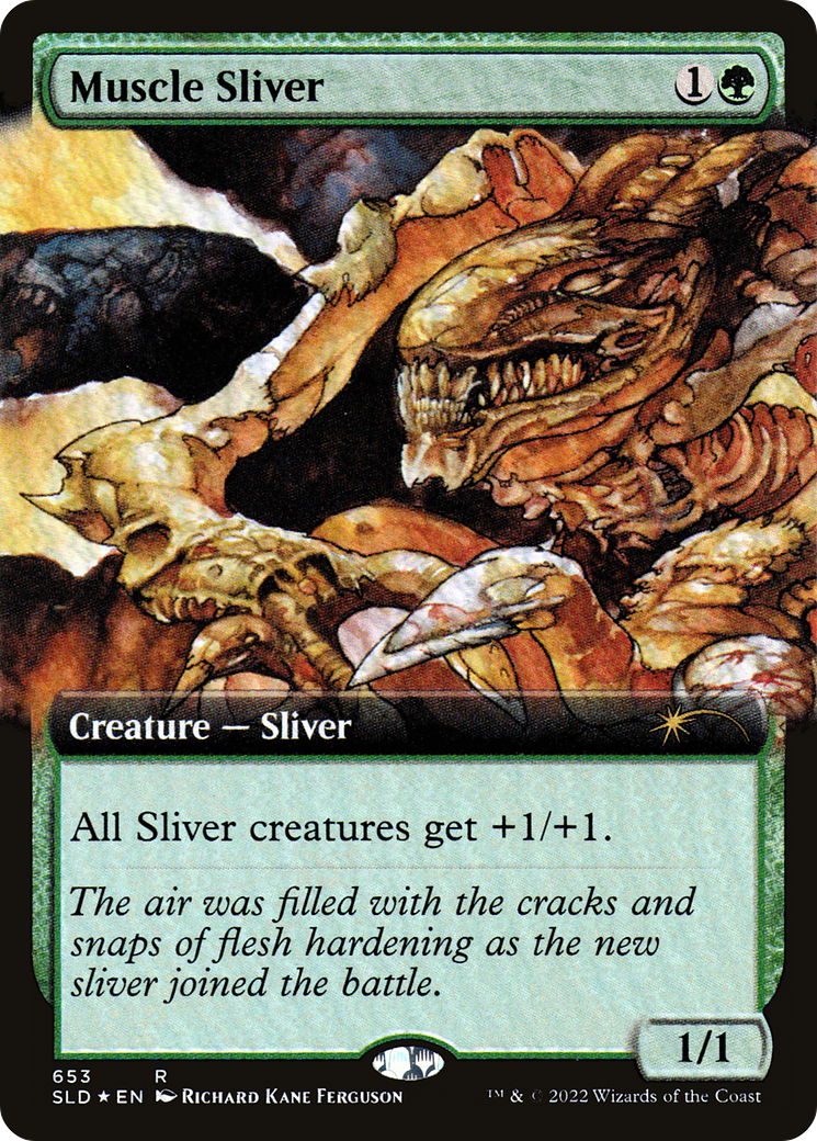 Muscle Sliver (Extended Art) [Secret Lair Drop Promos] | The Time Vault CA