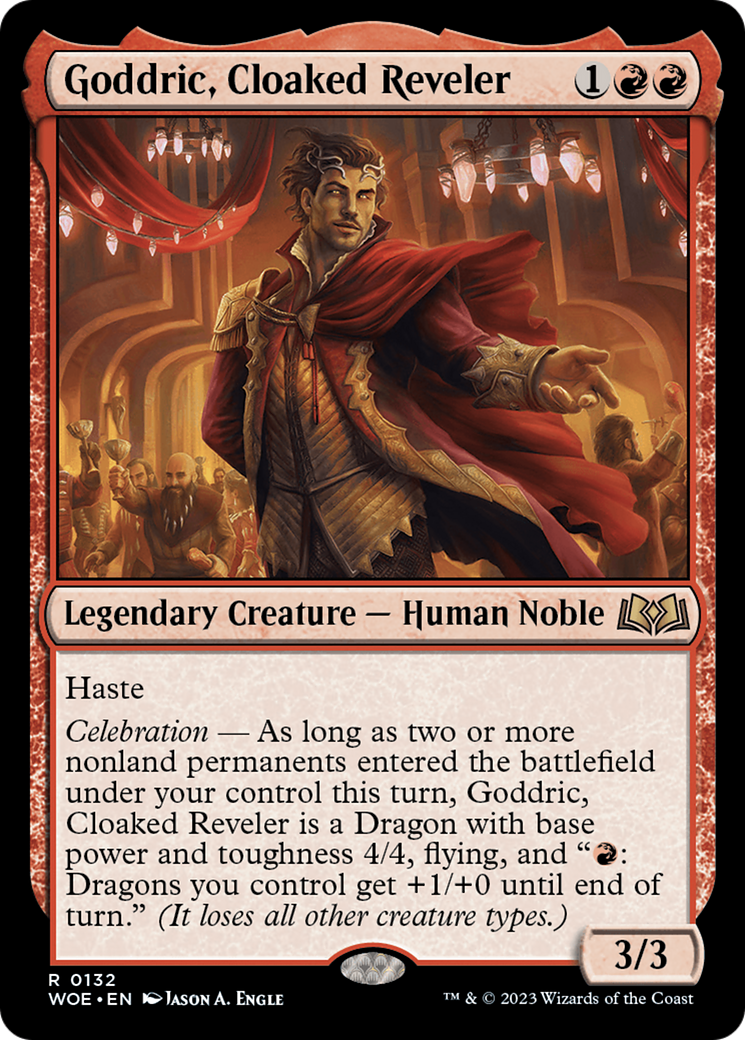 Goddric, Cloaked Reveler [Wilds of Eldraine] | The Time Vault CA