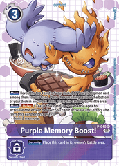 Purple Memory Boost! [P-040] (Box Promotion Pack - Next Adventure) [Promotional Cards] | The Time Vault CA