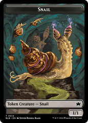 Snail // Thundertrap Trainer Double-Sided Token [Bloomburrow Tokens] | The Time Vault CA