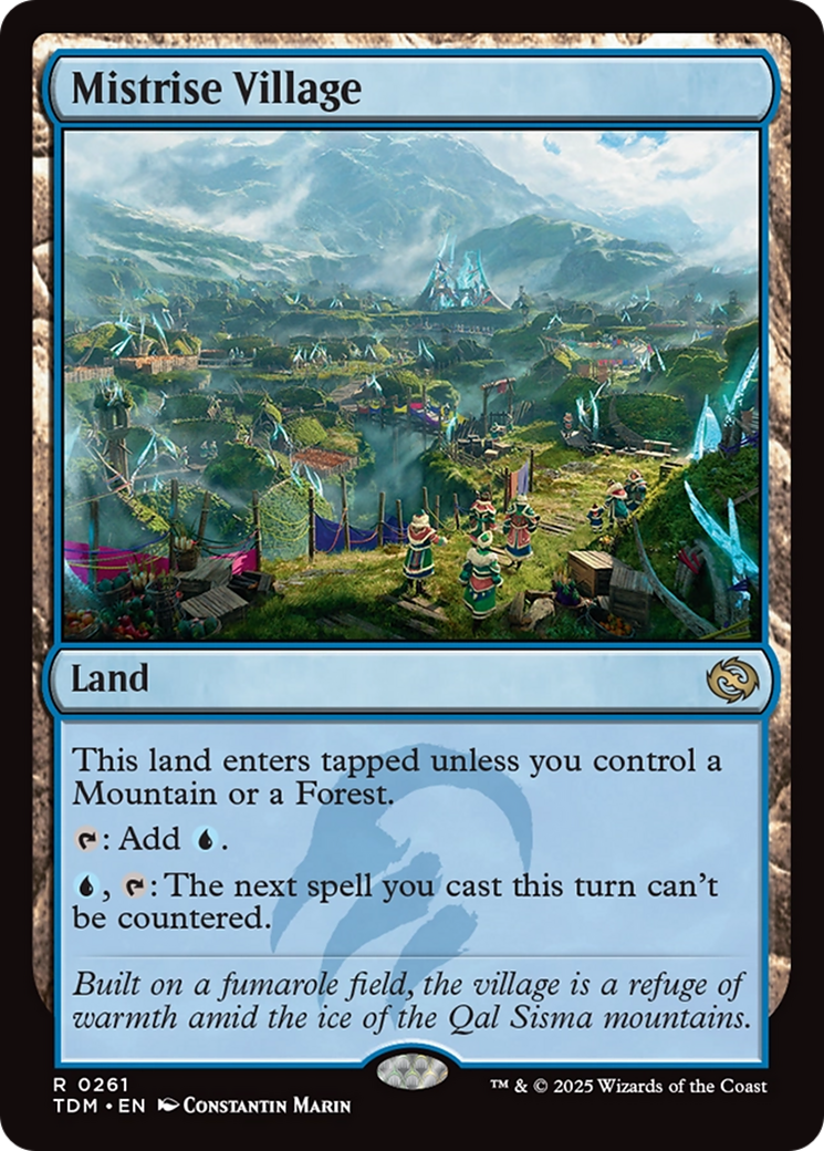 Mistrise Village [Tarkir: Dragonstorm] | The Time Vault CA