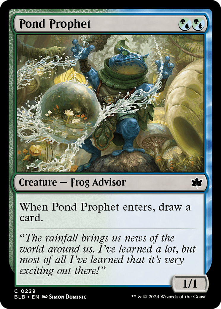 Pond Prophet [Bloomburrow] | The Time Vault CA