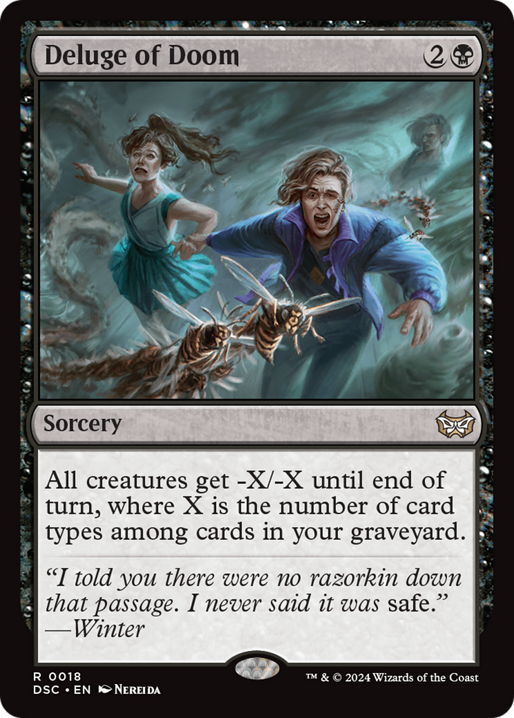 Deluge of Doom [Duskmourn: House of Horror Commander] | The Time Vault CA