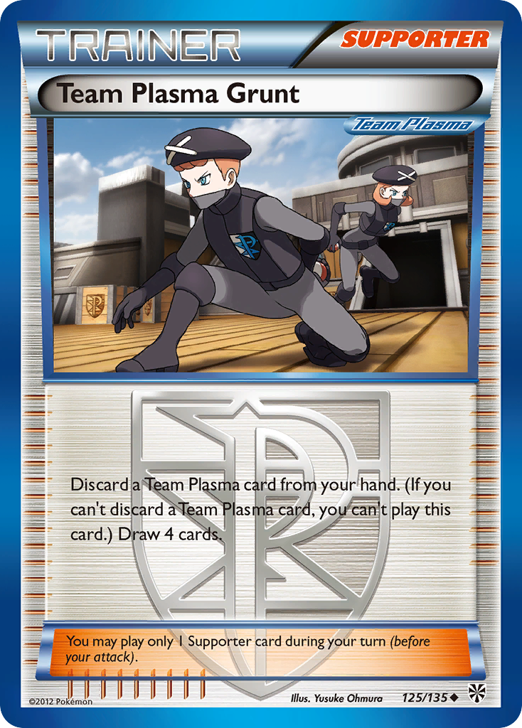 Team Plasma Grunt (125/135) [Black & White: Plasma Storm] | The Time Vault CA