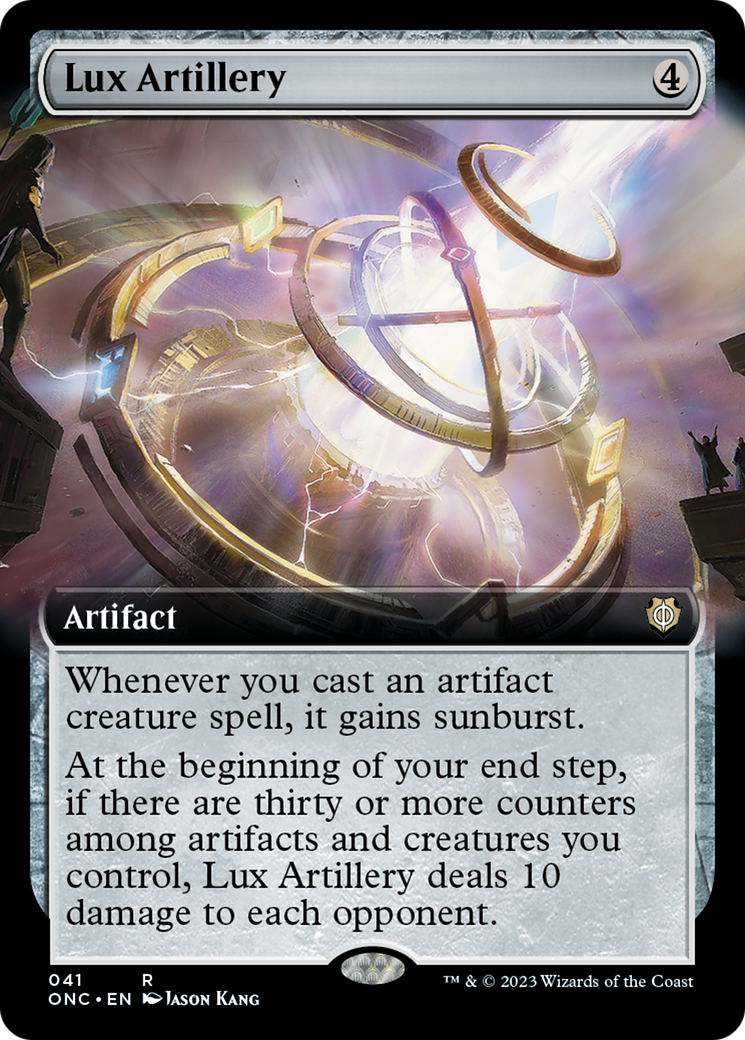 Lux Artillery (Extended Art) [Phyrexia: All Will Be One Commander] | The Time Vault CA