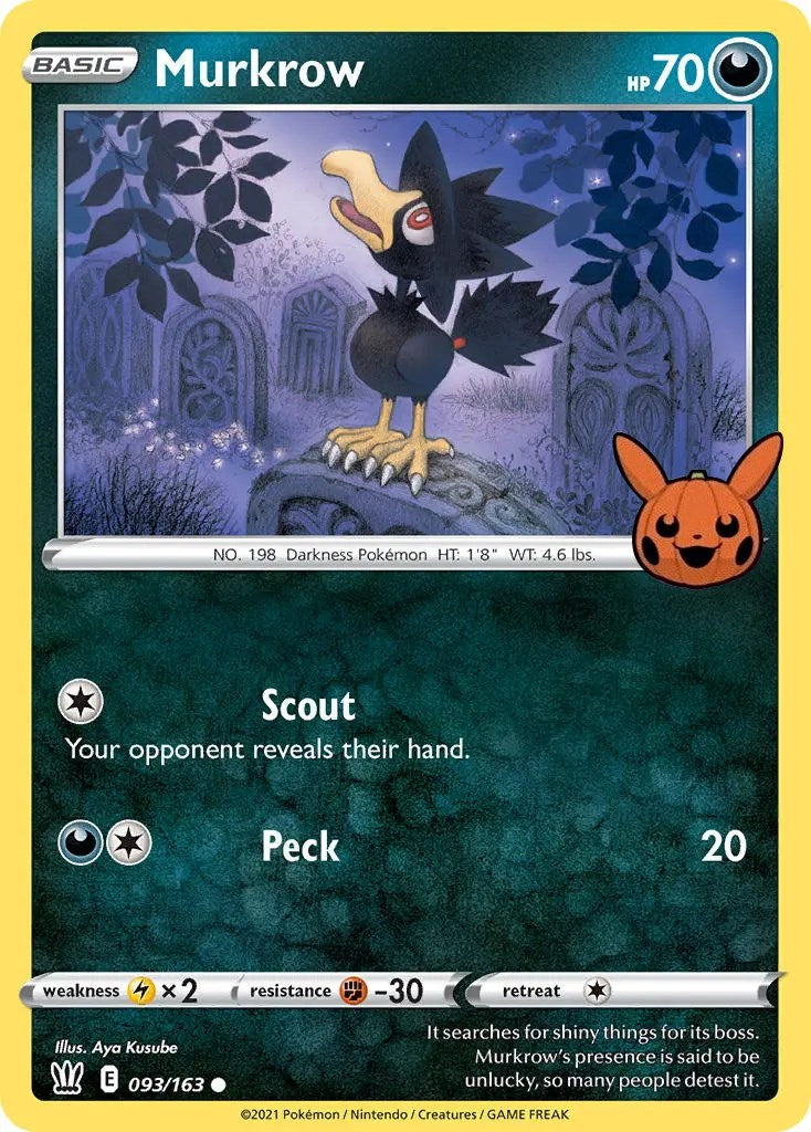 Murkrow (093/163) [Trick or Trade] | The Time Vault CA