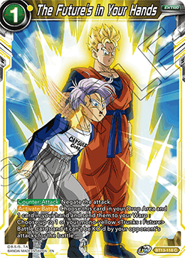The Future's in Your Hands (Common) (BT13-118) [Supreme Rivalry] | The Time Vault CA