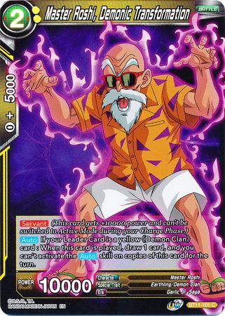 Master Roshi, Demonic Transformation (BT11-101) [Vermilion Bloodline 2nd Edition] | The Time Vault CA