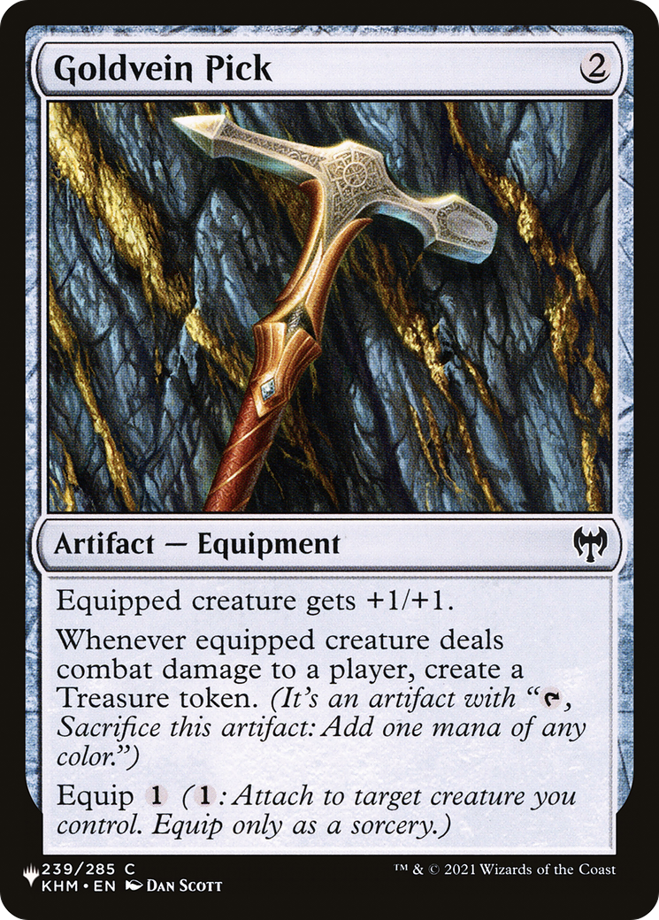 Goldvein Pick [The List] | The Time Vault CA
