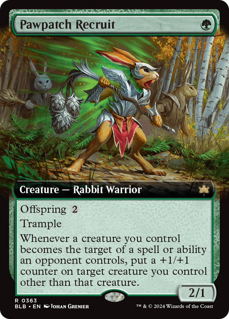 Pawpatch Recruit (Extended Art) [Bloomburrow] | The Time Vault CA