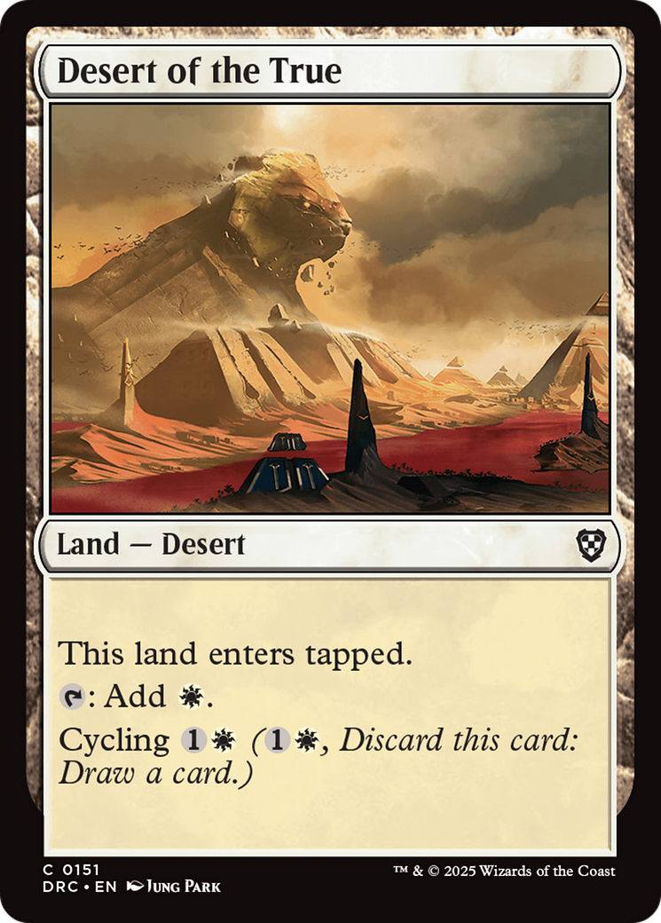 Desert of the True [Aetherdrift Commander] | The Time Vault CA