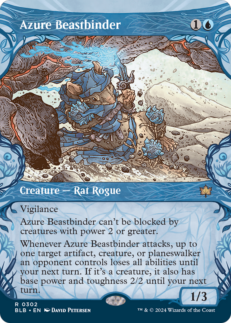 Azure Beastbinder (Showcase) [Bloomburrow] | The Time Vault CA