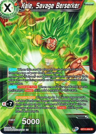 Kale, Savage Berserker (BT11-004) [Vermilion Bloodline 2nd Edition] | The Time Vault CA