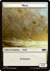 Insect (0023) // Wall Double-Sided Token [Tarkir: Dragonstorm Commander Tokens] | The Time Vault CA