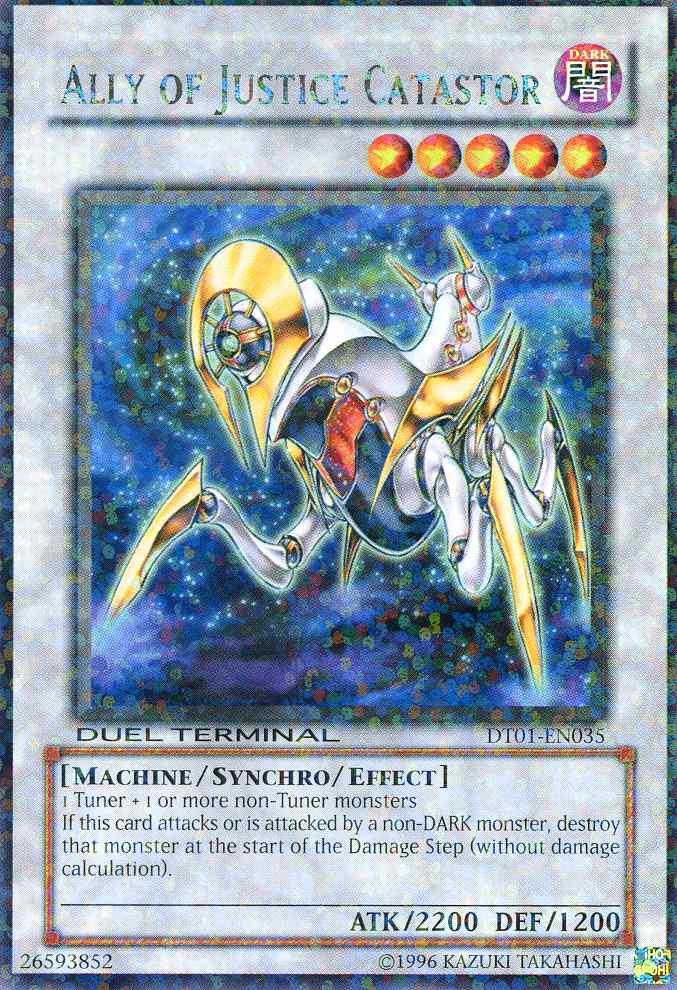 Ally of Justice Catastor [DT01-EN035] Rare | The Time Vault CA