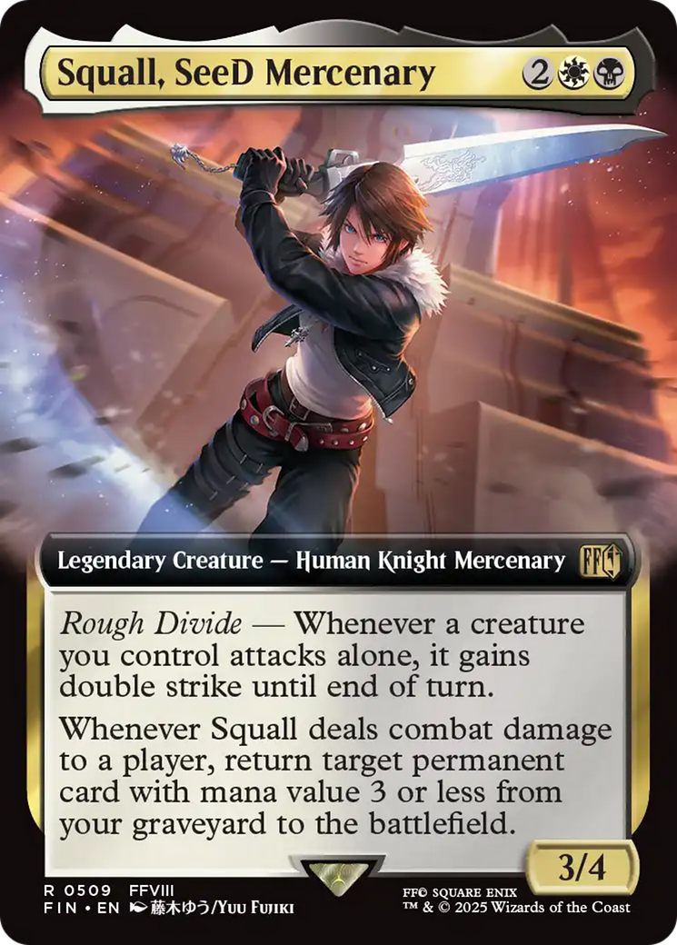 Squall, SeeD Mercenary (Extended Art) [FINAL FANTASY] | The Time Vault CA