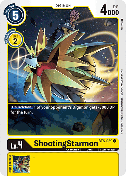 ShootingStarmon [BT5-039] [Battle of Omni] | The Time Vault CA