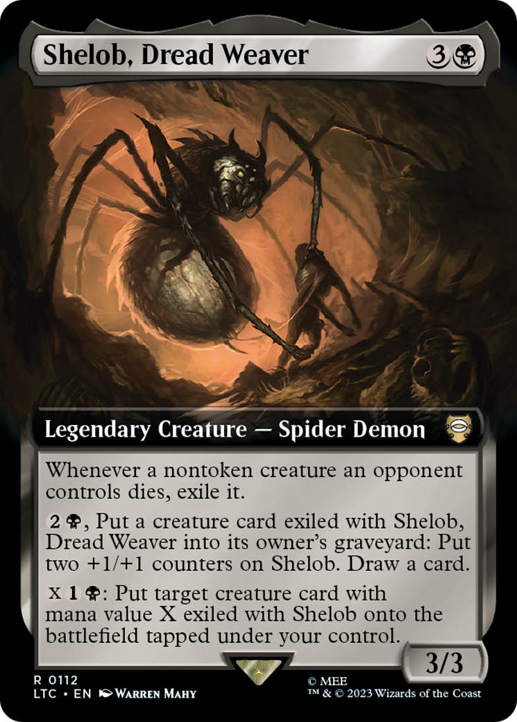 Shelob, Dread Weaver (Extended Art) [The Lord of the Rings: Tales of Middle-Earth Commander] | The Time Vault CA