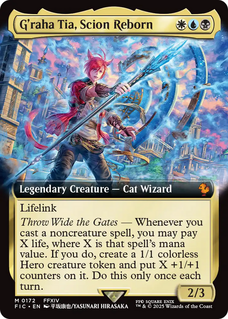 G'raha Tia, Scion Reborn (Extended Art) [FINAL FANTASY Commander] | The Time Vault CA