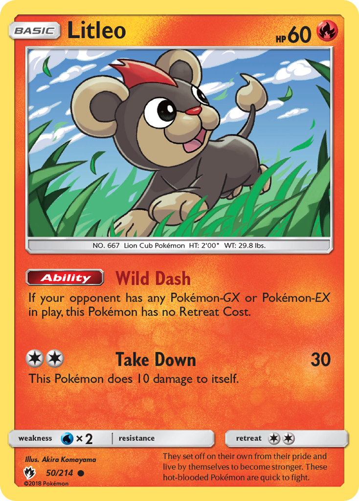 Litleo (50/214) [Sun & Moon: Lost Thunder] | The Time Vault CA