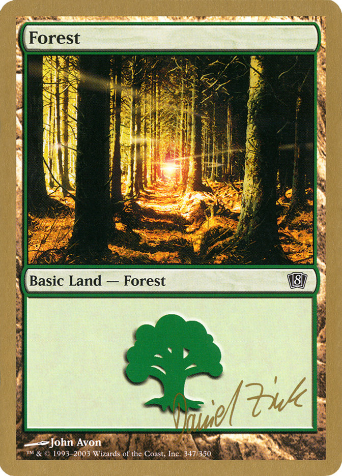 Forest (dz347) (Daniel Zink) [World Championship Decks 2003] | The Time Vault CA