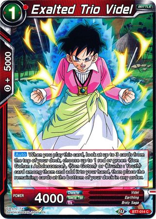 Exalted Trio Videl (BT7-014) [Assault of the Saiyans] | The Time Vault CA