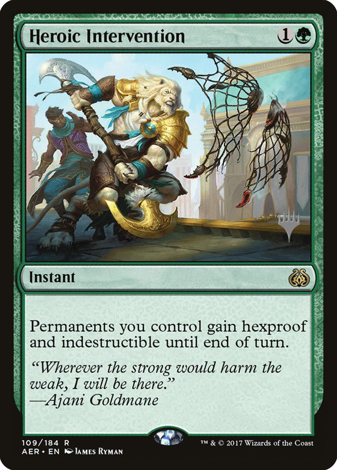 Heroic Intervention (Promo Pack) [Aether Revolt Promos] | The Time Vault CA