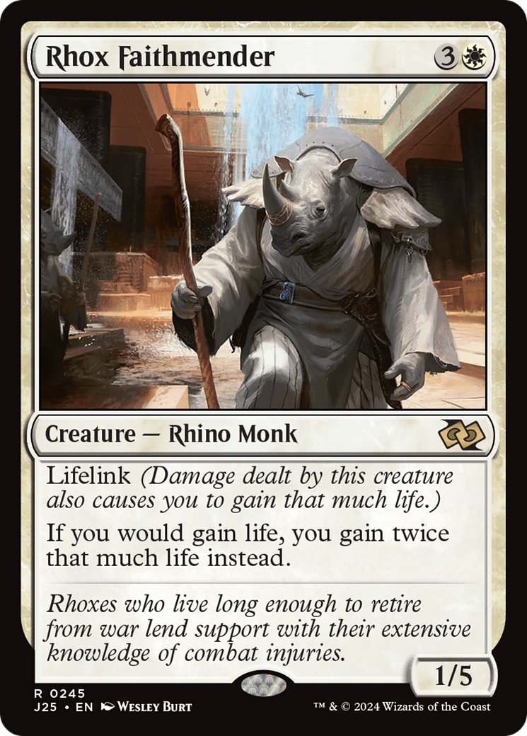 Rhox Faithmender [Foundations Jumpstart] | The Time Vault CA
