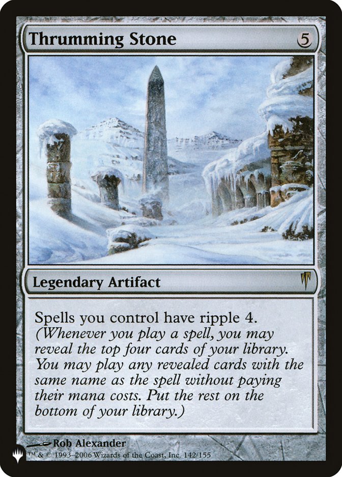 Thrumming Stone [The List] | The Time Vault CA