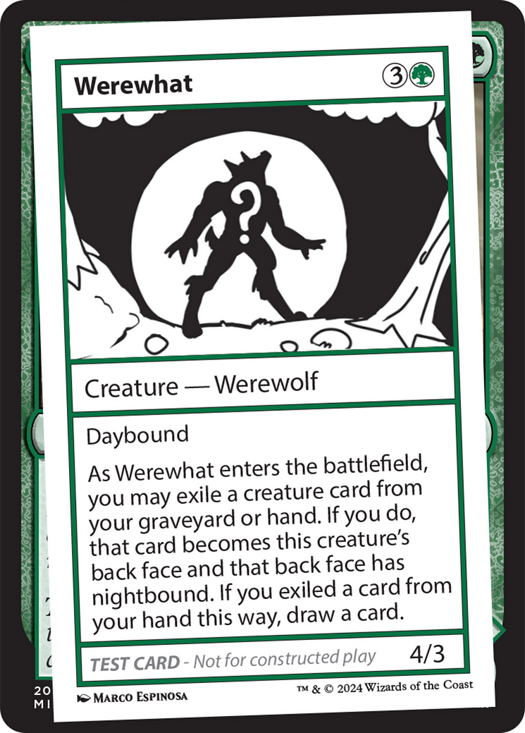 Werewhat [Mystery Booster 2 Playtest Cards] | The Time Vault CA