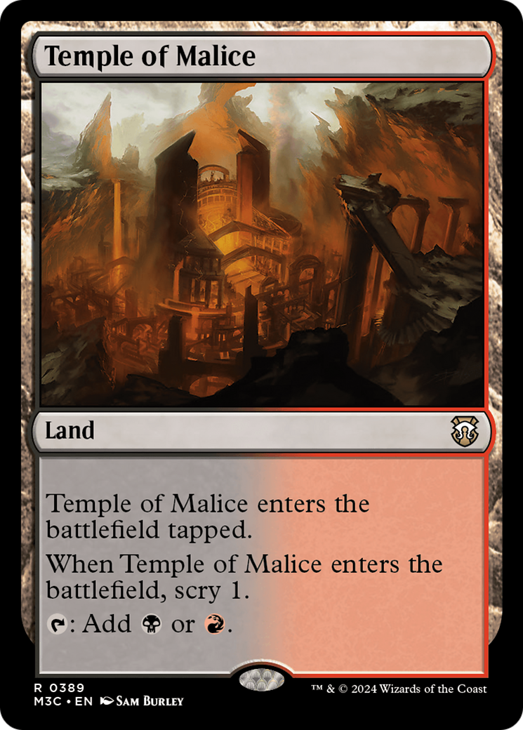 Temple of Malice (Ripple Foil) [Modern Horizons 3 Commander] | The Time Vault CA