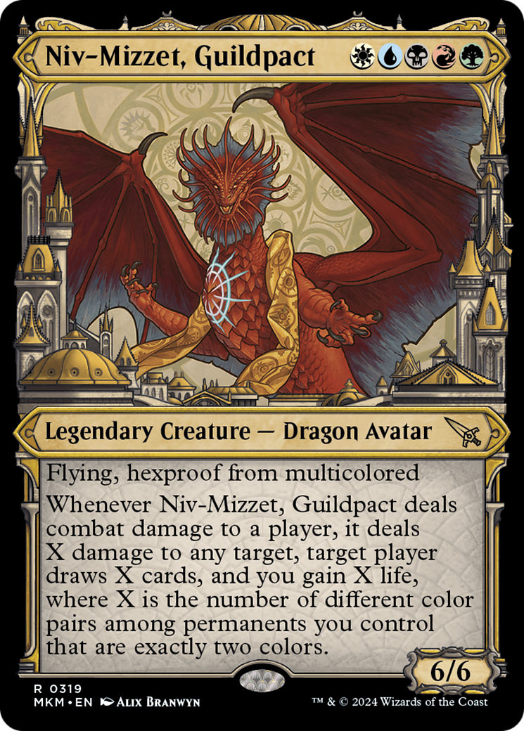 Niv-Mizzet, Guildpact (Showcase) (319) [Murders at Karlov Manor] | The Time Vault CA