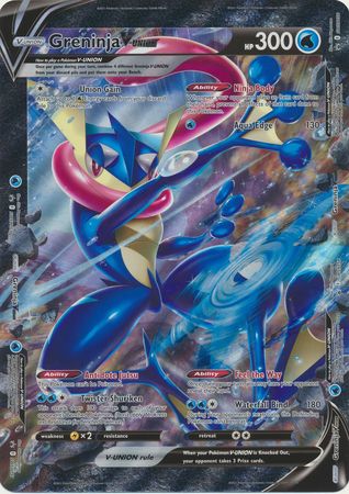 Greninja V-Union (Jumbo Card) [Sword & Shield: Black Star Promos] | The Time Vault CA