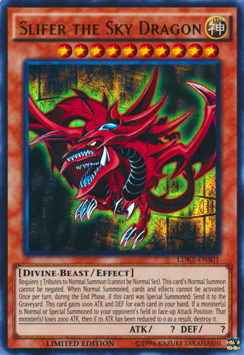 Slifer the Sky Dragon [LDK2-ENS01] Ultra Rare | The Time Vault CA