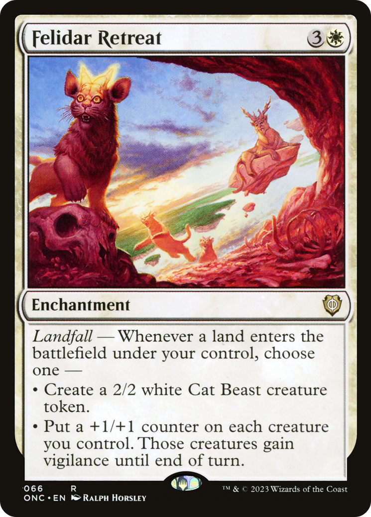 Felidar Retreat [Phyrexia: All Will Be One Commander] | The Time Vault CA