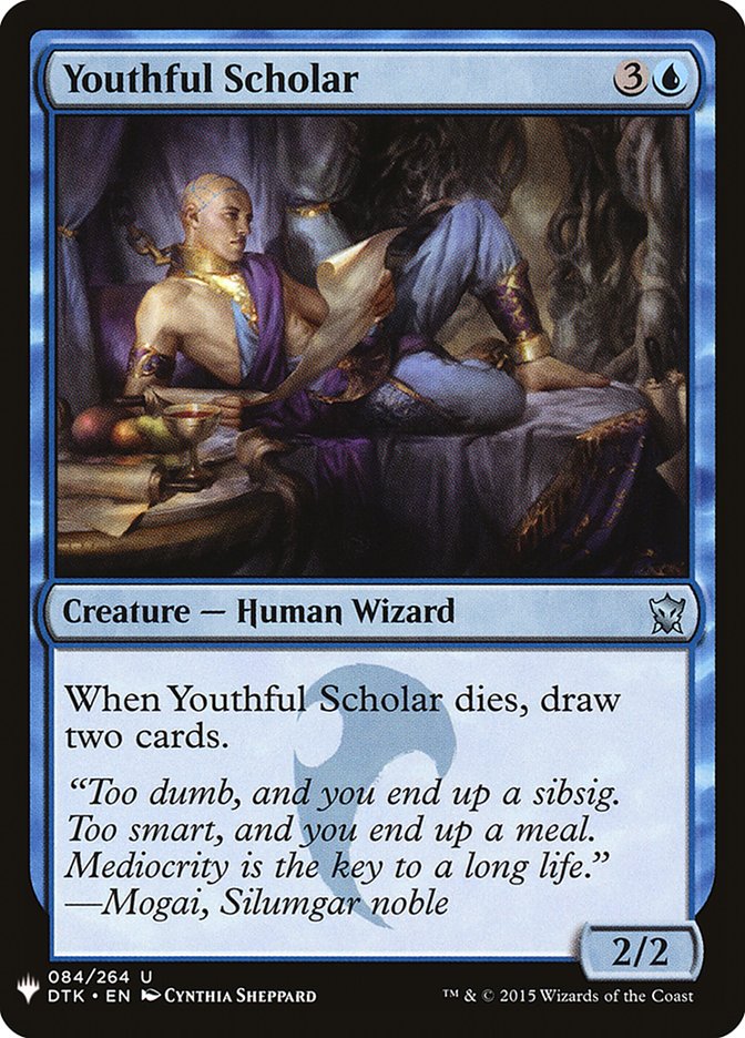 Youthful Scholar [Mystery Booster] | The Time Vault CA