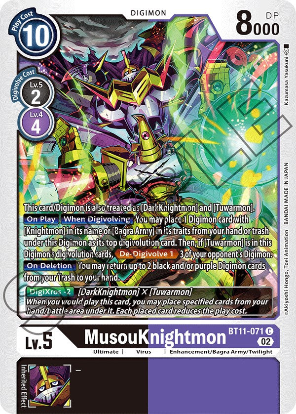 MusouKnightmon [BT11-071] [Dimensional Phase] | The Time Vault CA