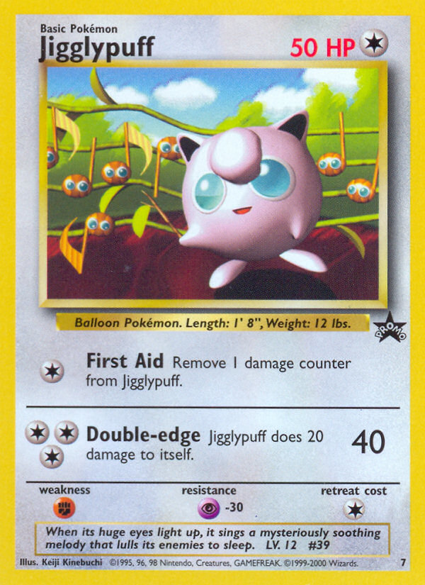 Jigglypuff (7) [Wizards of the Coast: Black Star Promos] | The Time Vault CA