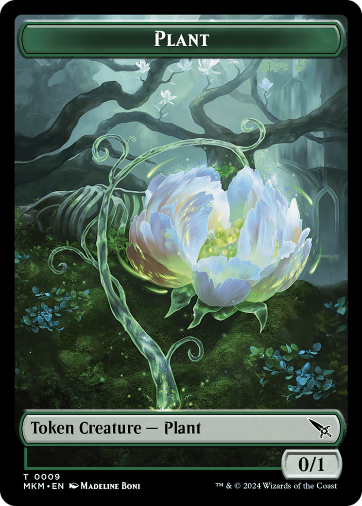 Detective // Plant Double-Sided Token [Murders at Karlov Manor Tokens] | The Time Vault CA