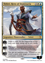 Teferi, Hero of Dominaria (White Border) [Mystery Booster 2] | The Time Vault CA