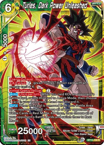 Turles, Dark Power Unleashed (BT15-150) [Saiyan Showdown] | The Time Vault CA