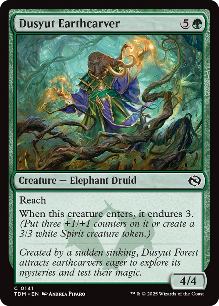 Dusyut Earthcarver [Tarkir: Dragonstorm] | The Time Vault CA