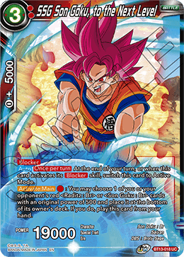SSG Son Goku, to the Next Level (Uncommon) (BT13-018) [Supreme Rivalry] | The Time Vault CA