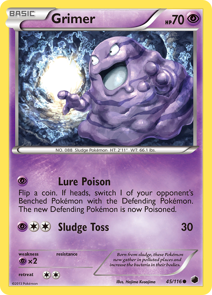 Grimer (45/116) [Black & White: Plasma Freeze] | The Time Vault CA