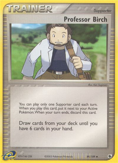 Professor Birch (89/109) [EX: Ruby & Sapphire] | The Time Vault CA