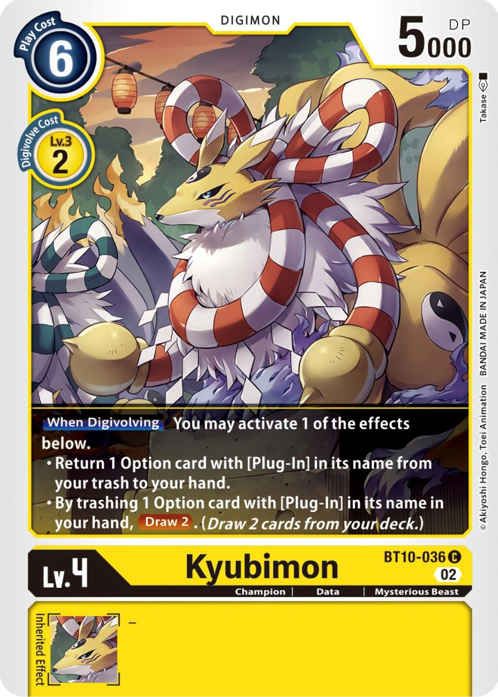 Kyubimon [BT10-036] [Xros Encounter] | The Time Vault CA