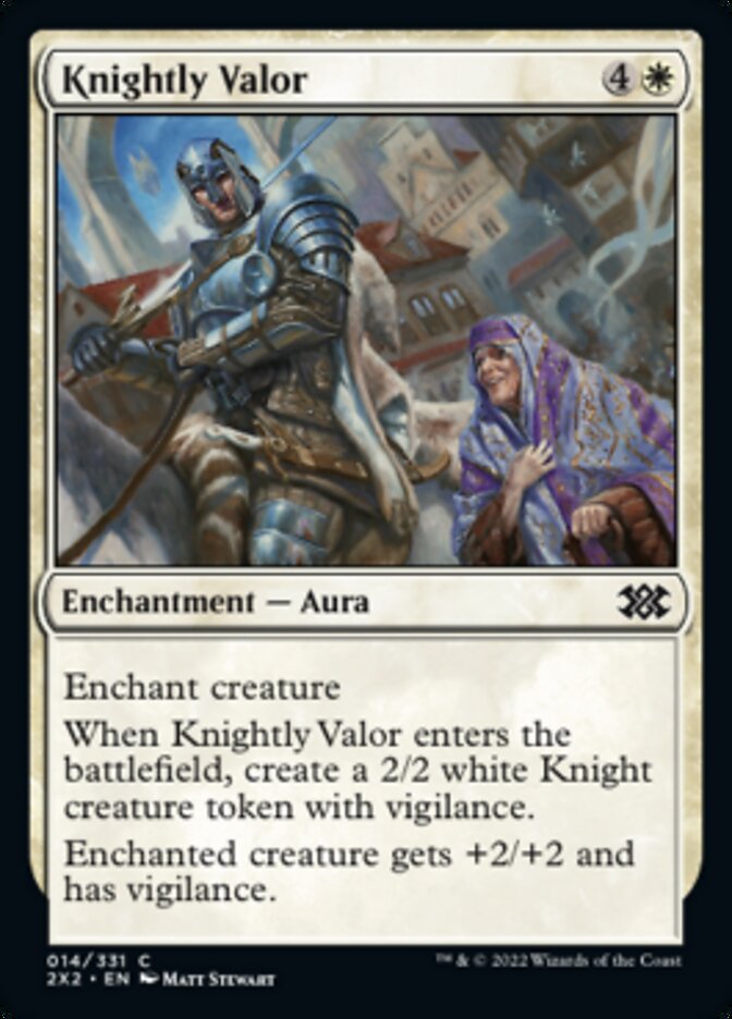 Knightly Valor [Double Masters 2022] | The Time Vault CA