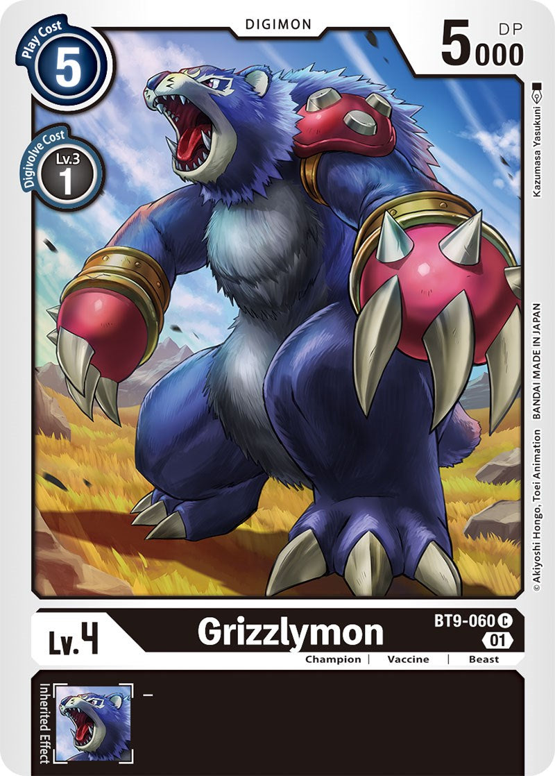 Grizzlymon [BT9-060] [X Record] | The Time Vault CA